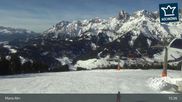 Archived webcam image showing Top Station Hochmaisalm Maria Alm on 26 Feb 2026 at 15:27