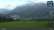 Archived webcam image showing Top Station Hochmaisalm Maria Alm on 18 Jun 2026 at 07:22
