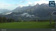 Archived webcam image showing Top Station Hochmaisalm Maria Alm on 18 Jun 2026 at 08:22