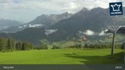 Archived webcam image showing Top Station Hochmaisalm Maria Alm on 18 Jun 2026 at 09:22