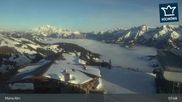 Archived webcam image showing Aberg Top Station Maria Alm on 26 Feb 2026 at 08:51