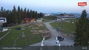 Archived webcam image showing Scheffau at mountain range Wilder Kaiser on 12 Jul 2026 at 05:47