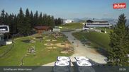 Archived webcam image showing Scheffau at mountain range Wilder Kaiser on 12 Jul 2026 at 09:47