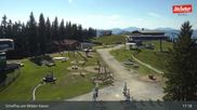 Archived webcam image showing Scheffau at mountain range Wilder Kaiser on 12 Jul 2026 at 17:22