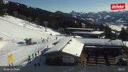 Archived webcam image showing Brixen im Thale, SkiWelt Wilder Kaier - Brixental on 26 Feb 2026 at 09:02