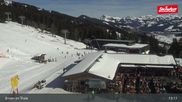 Archived webcam image showing Brixen im Thale, SkiWelt Wilder Kaier - Brixental on 26 Feb 2026 at 13:02