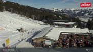 Archived webcam image showing Brixen im Thale, SkiWelt Wilder Kaier - Brixental on 26 Feb 2026 at 15:02