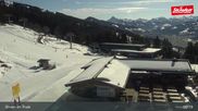 Archived webcam image showing Brixen im Thale, SkiWelt Wilder Kaier - Brixental on 5 Apr 2026 at 09:32