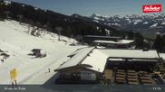Archived webcam image showing Brixen im Thale, SkiWelt Wilder Kaier - Brixental on 5 Apr 2026 at 11:32
