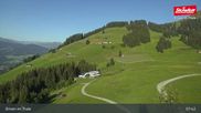 Archived webcam image showing Brixen im Thale, SkiWelt Wilder Kaier - Brixental on 19 Jun 2026 at 08:22