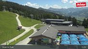 Archived webcam image showing Brixen im Thale, SkiWelt Wilder Kaier - Brixental on 19 Jun 2026 at 13:15