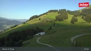 Archived webcam image showing Brixen im Thale, SkiWelt Wilder Kaier - Brixental on 12 Jul 2026 at 08:06