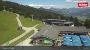 Archived webcam image showing Brixen im Thale, SkiWelt Wilder Kaier - Brixental on 12 Jul 2026 at 15:06
