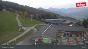 Archived webcam image showing Brixen im Thale, SkiWelt Wilder Kaier - Brixental on 20 Oct 2026 at 05:28