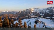Archived webcam image showing Ellmau: Top Station Hartkaiserbahn on 26 Feb 2026 at 07:02