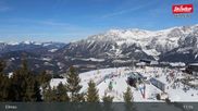 Archived webcam image showing Ellmau: Top Station Hartkaiserbahn on 26 Feb 2026 at 11:02