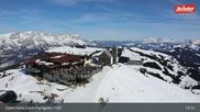 Archived webcam image showing Hohe Salve, Hopfgarten (Brixental) on 26 Feb 2026 at 13:02