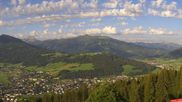 Archived webcam image showing View from ´Berggasthof Habersattgut´ down to the ´Ennstal´ (Enns valley) on 19 Jun 2026 at 07:26