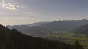 Archived webcam image showing View from ´Berggasthof Habersattgut´ down to the ´Ennstal´ (Enns valley) on 19 Jun 2026 at 08:26