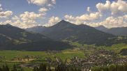 Archived webcam image showing View from ´Berggasthof Habersattgut´ down to the ´Ennstal´ (Enns valley) on 19 Jun 2026 at 10:26