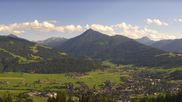 Archived webcam image showing View from ´Berggasthof Habersattgut´ down to the ´Ennstal´ (Enns valley) on 12 Jul 2026 at 18:21