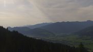 Archived webcam image showing View from ´Berggasthof Habersattgut´ down to the ´Ennstal´ (Enns valley) on 14 Jul 2026 at 08:21