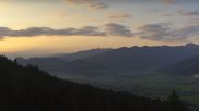Archived webcam image showing View from ´Berggasthof Habersattgut´ down to the ´Ennstal´ (Enns valley) on 6 Aug 2026 at 06:11