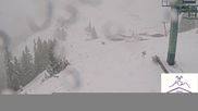 Archived webcam image showing Stiealm alp at Idealhang on 12 May 2026 at 08:35