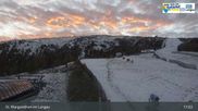 Archived webcam image showing Aineck Mid station on 27 Oct 2026 at 01:05