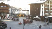 Archiviertes Webcam Bild: Zermatt: Bahnhofplatz am 26 Feb 2026 um 16:46 Uhr