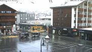 Archived webcam image showing Railway station at Zermatt on 12 May 2026 at 07:38