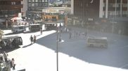 Archiviertes Webcam Bild: Zermatt: Bahnhofplatz am 28.05.2026 um 08:56 Uhr
