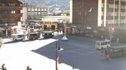 Archiviertes Webcam Bild: Zermatt: Bahnhofplatz am 12.07.2026 um 08:39 Uhr