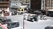 Archiviertes Webcam Bild: Zermatt: Bahnhofplatz am 12.07.2026 um 14:39 Uhr