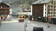 Archived webcam image showing Railway station at Zermatt on 21 Jul 2026 at 06:12