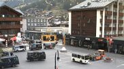 Archived webcam image showing Railway station at Zermatt on 21 Jul 2026 at 08:12