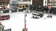 Archived webcam image showing Railway station at Zermatt on 21 Jul 2026 at 10:12