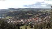 Archiviertes Webcam Bild: Immenstadt: Blick von der Mittag-Sesselbahn am 27.07.2026 um 18:55 Uhr