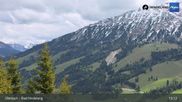 Archived webcam image showing Location: Bad Hindelang/Oberjoch (1380m) on 17 May 2026 at 13:14