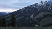 Archived webcam image showing Location: Bad Hindelang/Oberjoch (1380m) on 18 May 2026 at 05:17