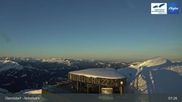 Archived webcam image showing Nebelhorn Top Station (Oberstdorf) on 26 Feb 2026 at 07:50