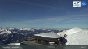 Archived webcam image showing Nebelhorn Top Station (Oberstdorf) on 26 Feb 2026 at 09:50