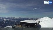 Archived webcam image showing Nebelhorn Top Station (Oberstdorf) on 26 Feb 2026 at 13:50