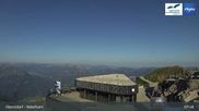 Archived webcam image showing Nebelhorn Top Station (Oberstdorf) on 12 Jul 2026 at 08:34