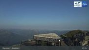 Archived webcam image showing Nebelhorn Top Station (Oberstdorf) on 5 Aug 2026 at 07:36