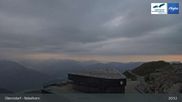 Archived webcam image showing Nebelhorn Top Station (Oberstdorf) on 5 Aug 2026 at 21:36