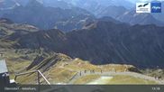 Archived webcam image showing Nebelhorn Top Station (Oberstdorf) on 15 Oct 2026 at 13:00