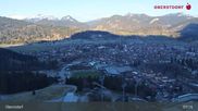 Archived webcam image showing Oberstdorf: Ski Jump Area on 25 Mar 2026 at 07:17