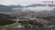 Archived webcam image showing Oberstdorf: Ski Jump Area on 14 Apr 2026 at 07:08