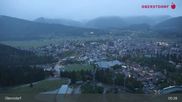 Archived webcam image showing Oberstdorf: Ski Jump Area on 14 May 2026 at 08:18